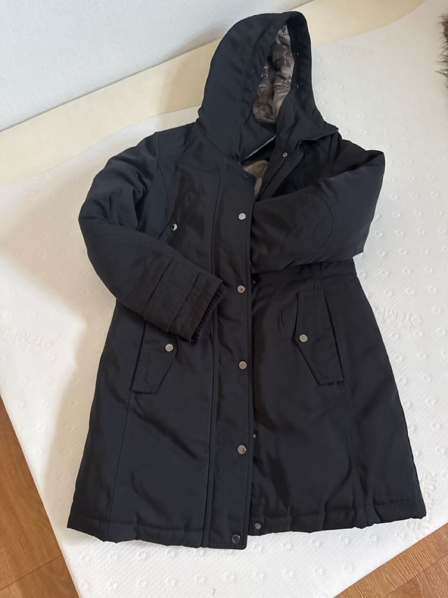 Comma Mäntel: Wintermantel COMMA schwarz Gr. 38 – Gebraucht aus Fürstenau von Du-01 2