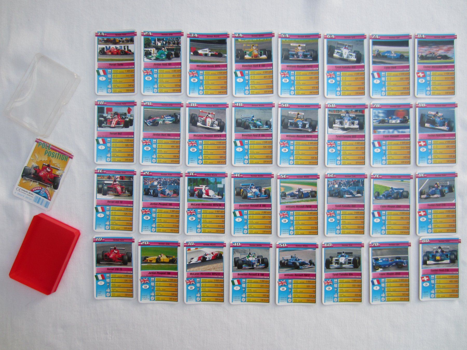 Giochi: Quartett Pole Position Formel 1 F.X. Schmid – Usato da Sursee venduto da Tschiger 1