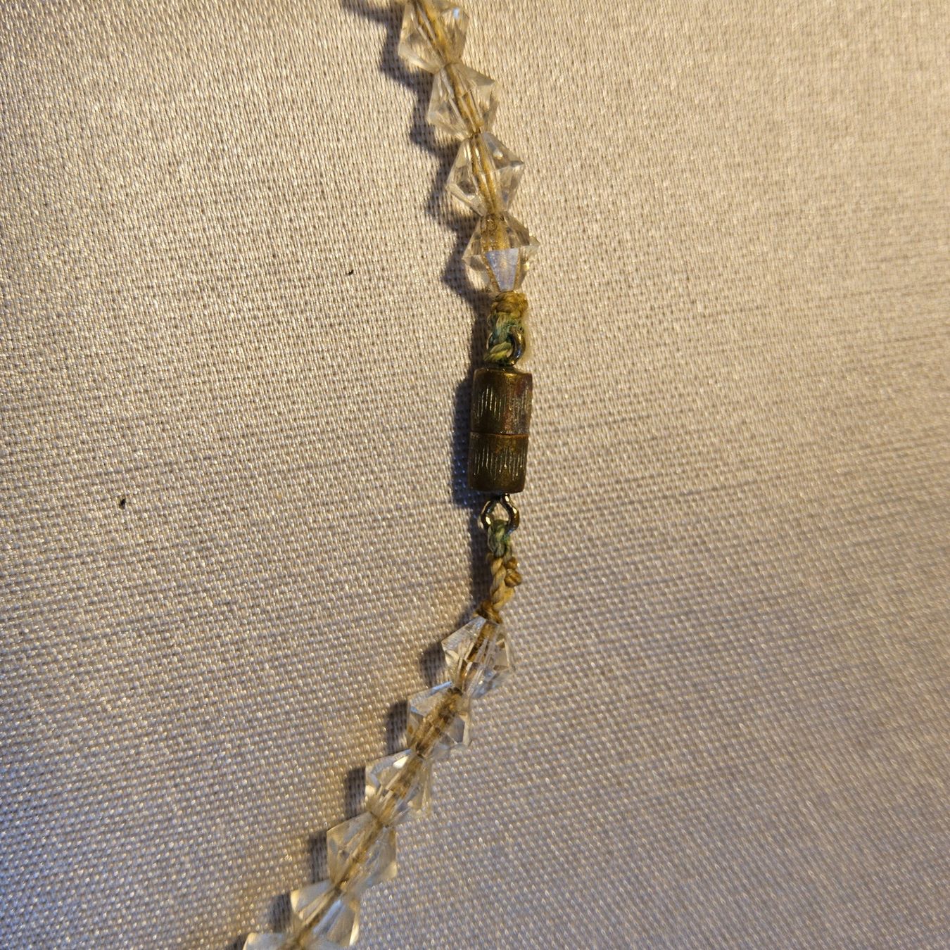 Catenine: Antike Art Déco Glas Kette ca 1920-30 – Usato da Zürich venduto da sanwit 4