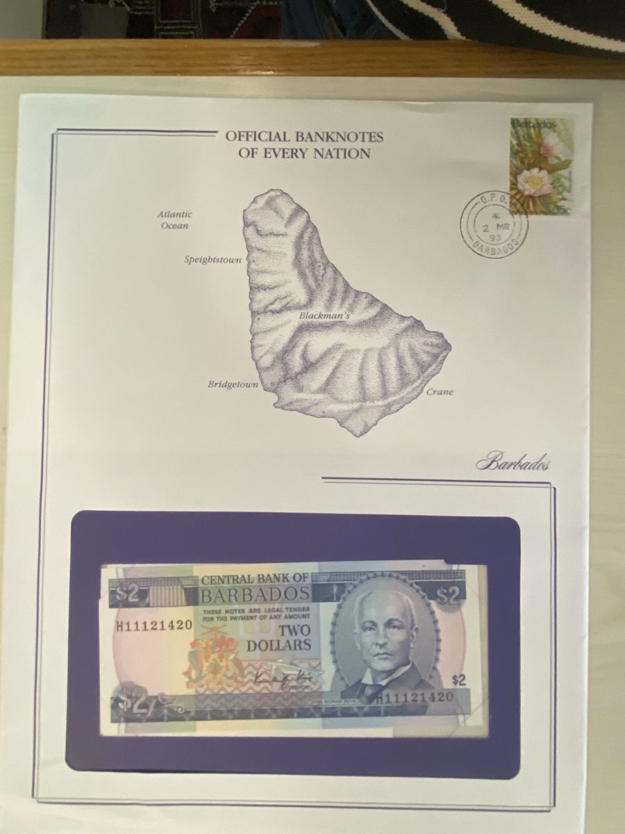 Banconote: Banknotenbrief Barbados  – Nuovo (secondo la descrizione) da Muralto venduto da Alex1912