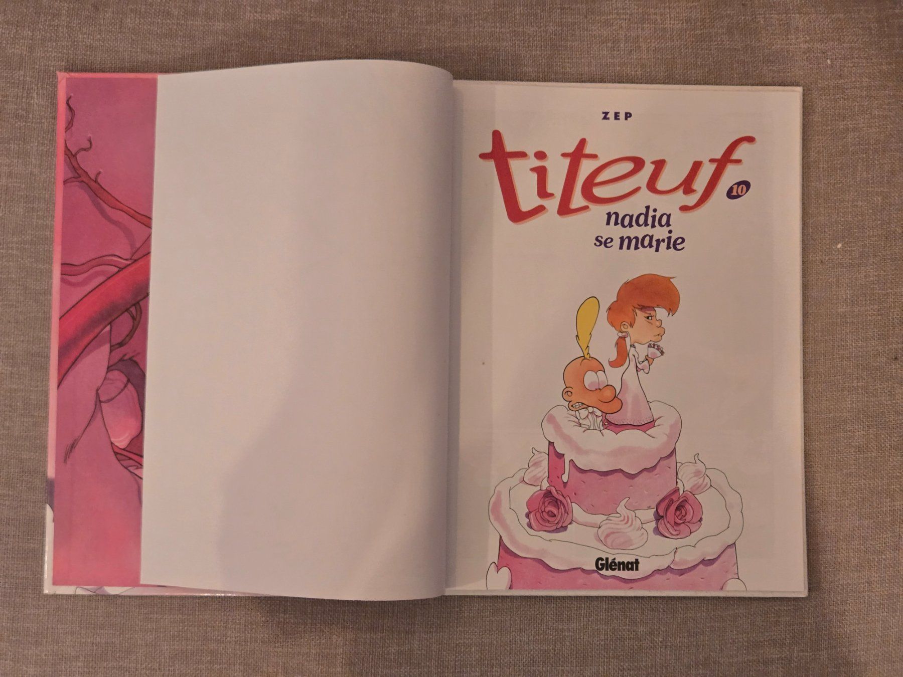 Fumetti: Titeuf N°10 - Nadia se marie - EO – Usato da Crémines venduto da Blakedrake 5