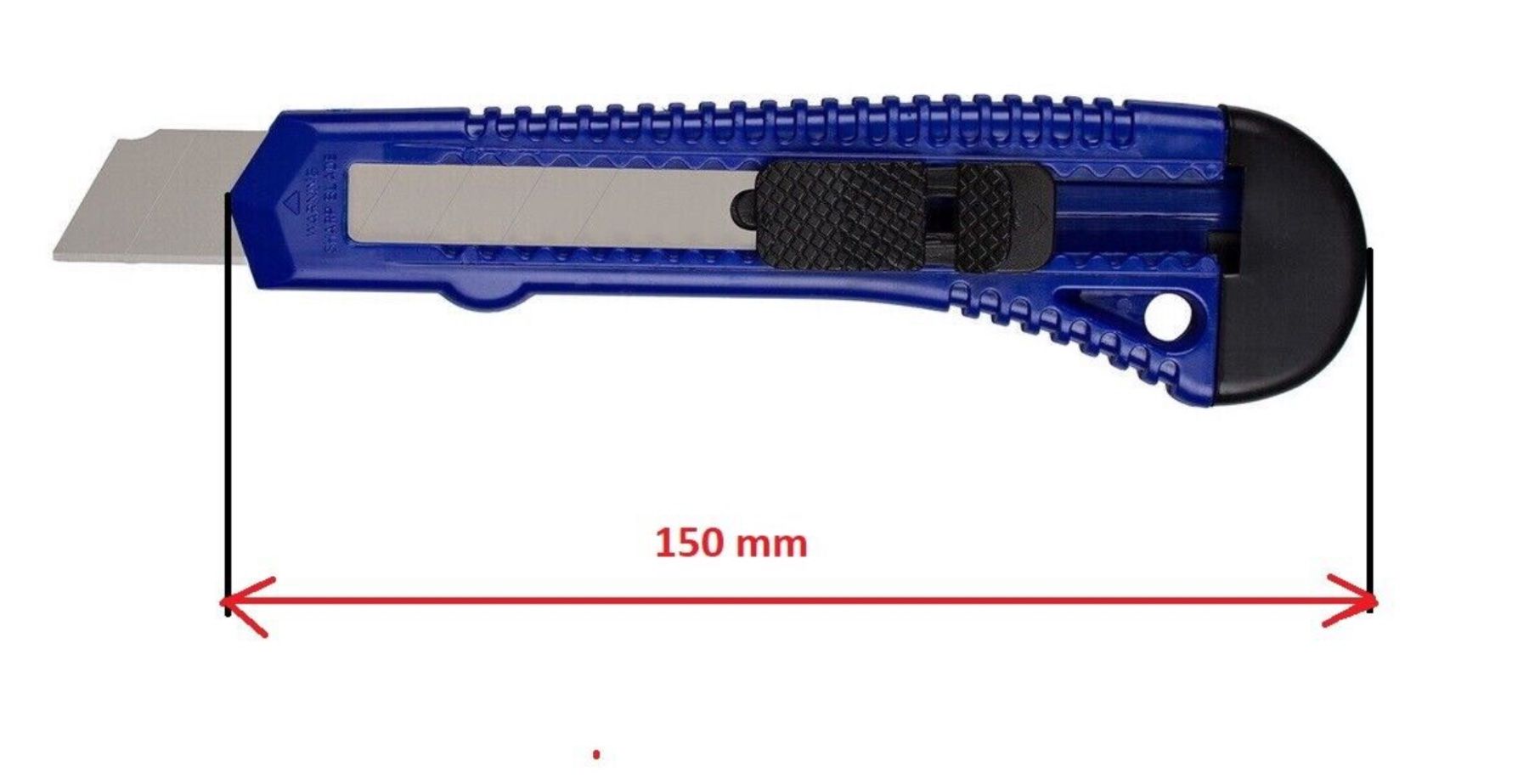 Altre raccolte & rarità: 16 St. Cuttermesser Teppichmesser Paketmesser Kartonmesser – Nuovo e nell'imballaggio originale da Bülach venduto da RockBottomOffTheRamp 4