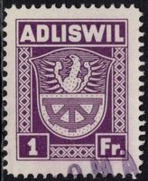 1 Fr. Fiskalmarke der Gemeinde ADLISWIL