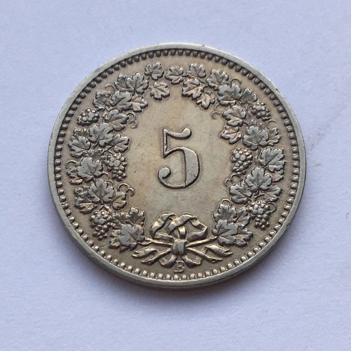Tutti le monete: 1885 5 Rappen -unz – Usato da Kirchberg SG venduto da Helveticus00 1
