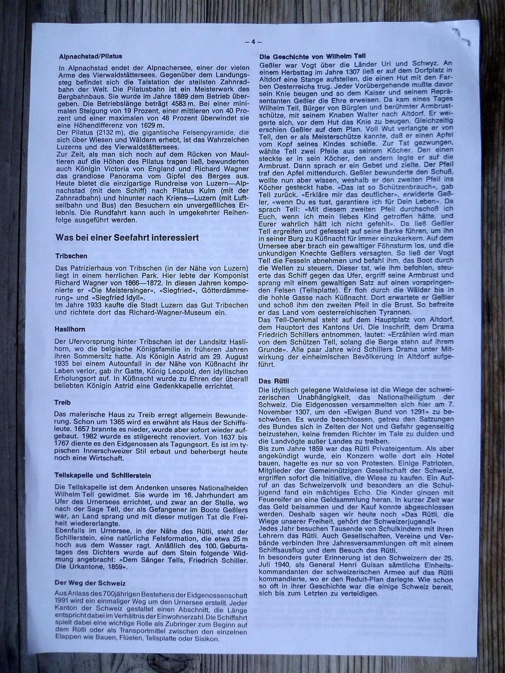 Libri: Es gibt nur einen Vierwaldstättersee – Usato da Aarau venduto da Rdodger 3