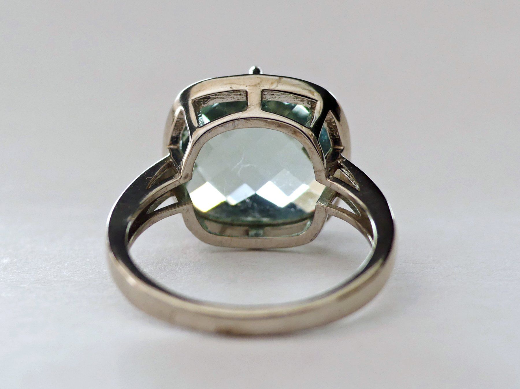 Anelli: Silberring 925 mit Grünem Amethyst – Nuovo e nell'imballaggio originale da Matten b. Interlaken venduto da kero71 3