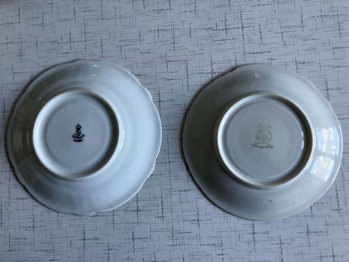 Seltmann Set di piatti: Teeservice versilbert Seltmann Weiden, Bavaria – Usato da Lyss venduto da Punktum01 4