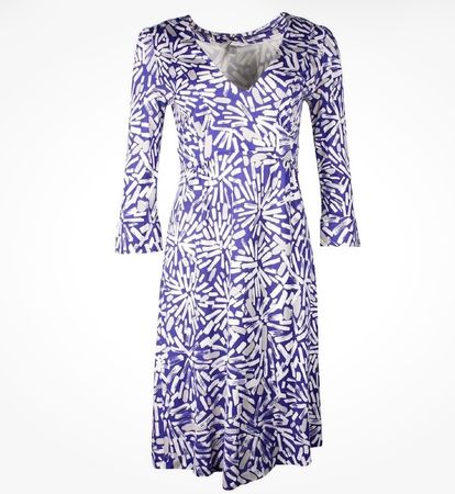 Diane von Furstenberg 100% silk dress 8 36 38 NEW