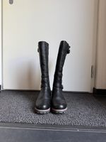 Damen Stiefel schwarz gefüttert guter Zustand Grösse 38