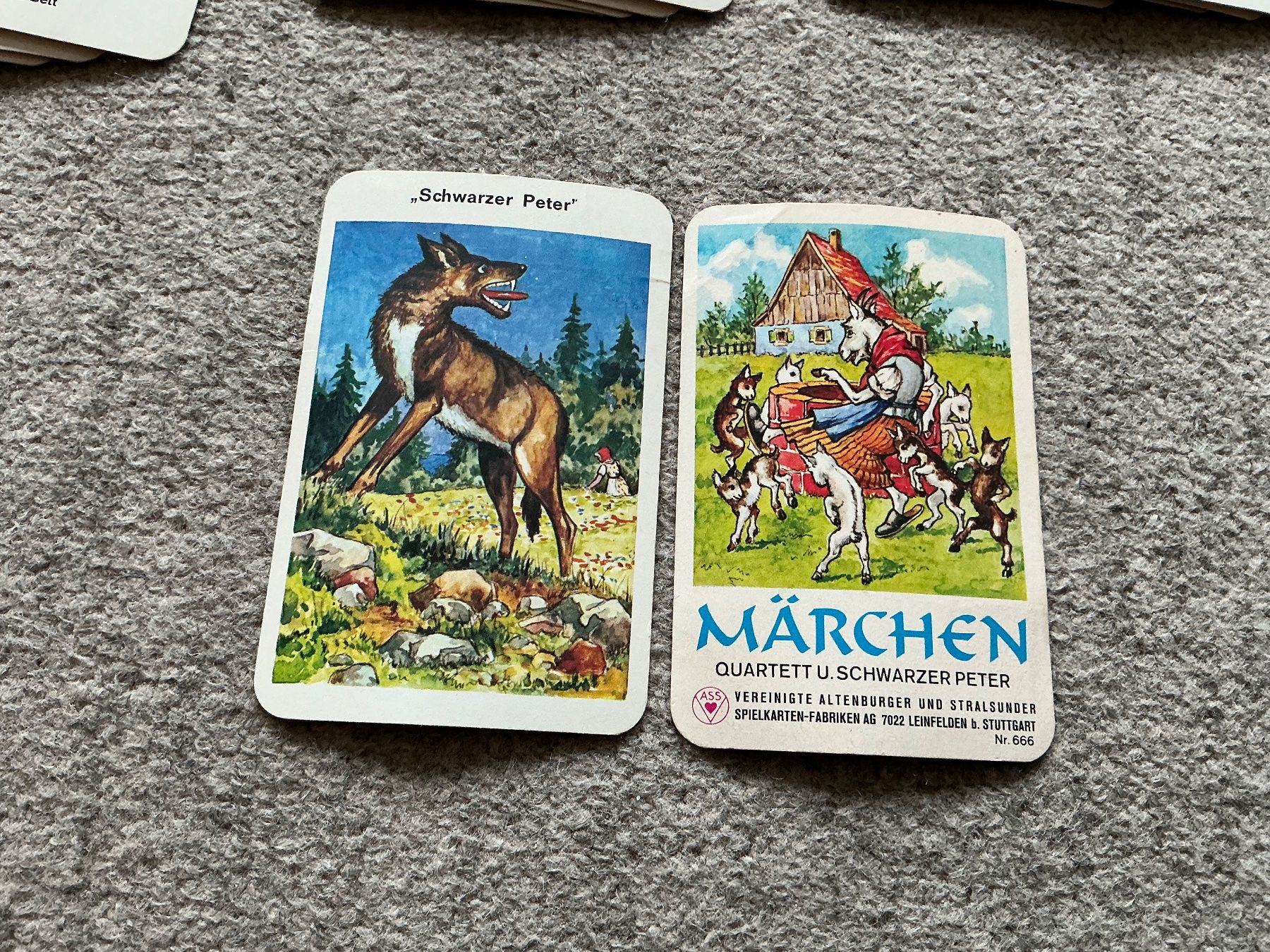 Giochi: antikes Märchen Quartett u. Schwarzer Peter, – Usato da Jona venduto da Jancy60 5