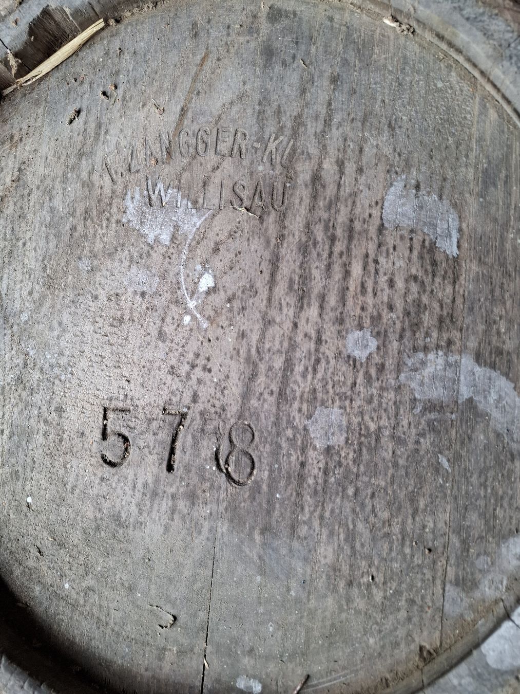 Accessoires: Holzfass mit Deckel gebraucht – D'occasion à Grosswangen par michelli. 1