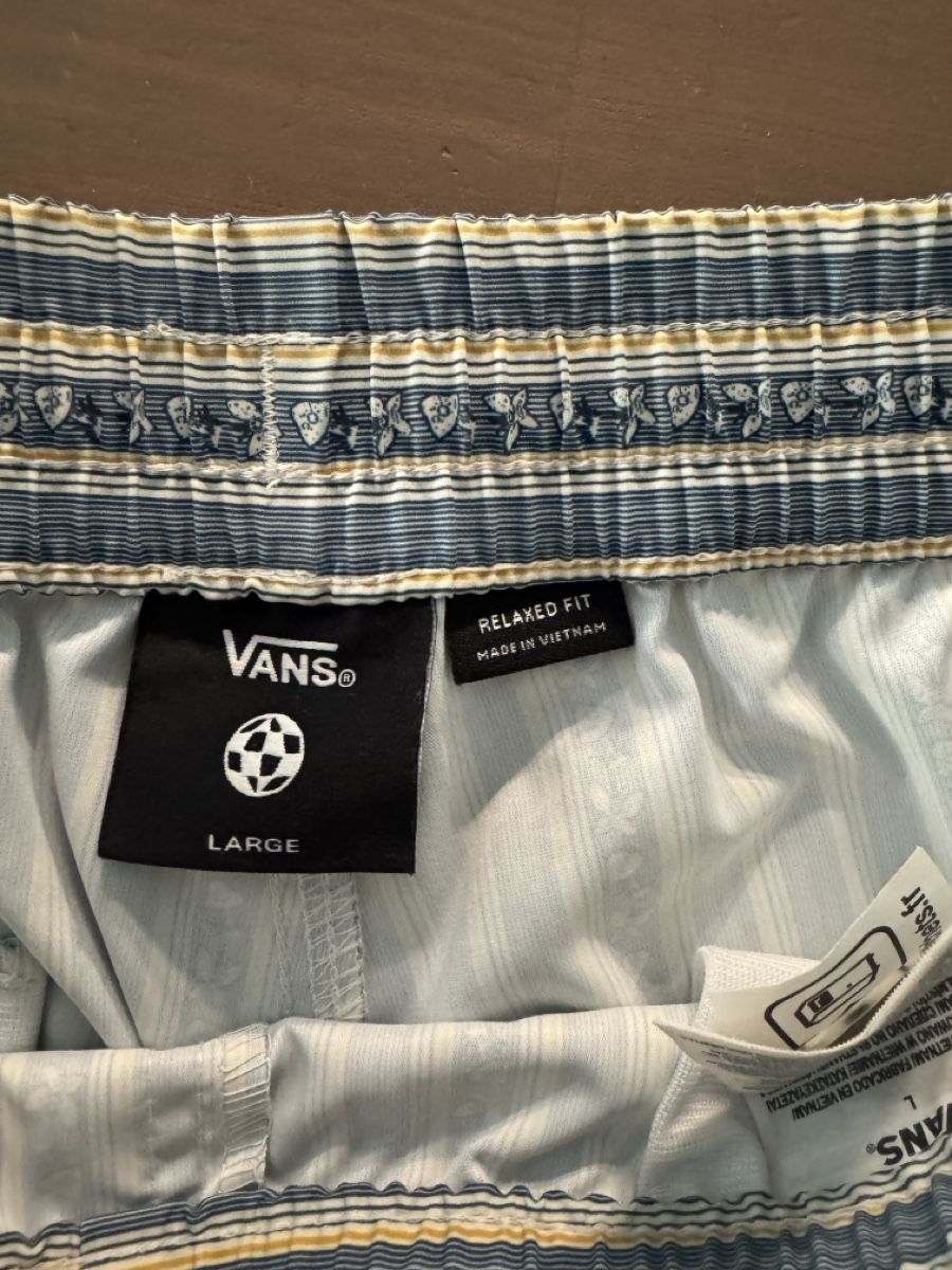 Costumi da bagno: VANS | Badehose | Blau/Weiss | L | gestreift – Nuovo (secondo la descrizione) da Arlesheim venduto da Eli_77 5