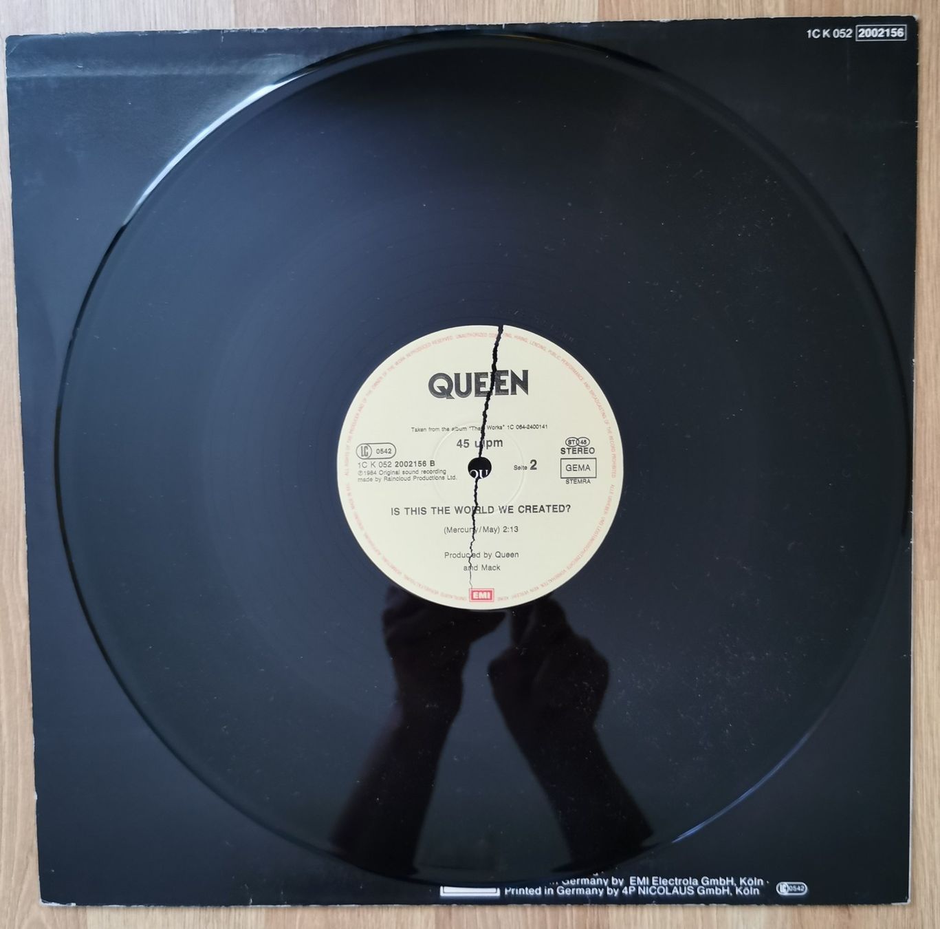 Dischi in vinile: Queen - "It's A Hard Life" Vinyl Maxi-Single 1984 – Usato da Birsfelden venduto da dsc_f8gx 3