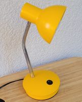 70er Jahre Tischlampe Maisgelb 