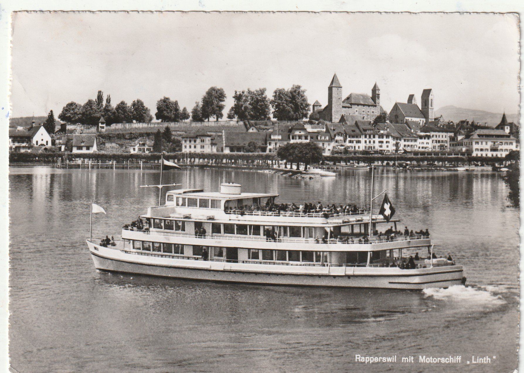 Cartoline postali: Rapperswil - Schiff – Usato da Lumbrein venduto da made02