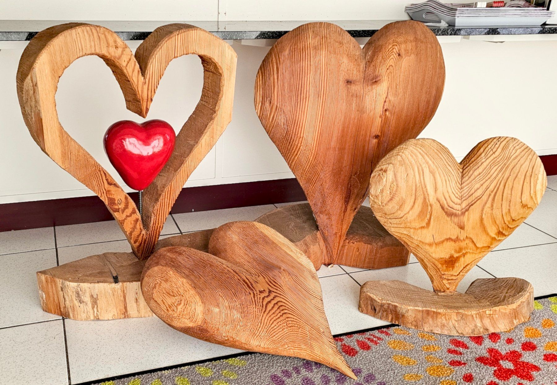 Tutte le decorazioni: Herzen aus Holz – Usato da Walenstadt venduto da pedroju-1 3