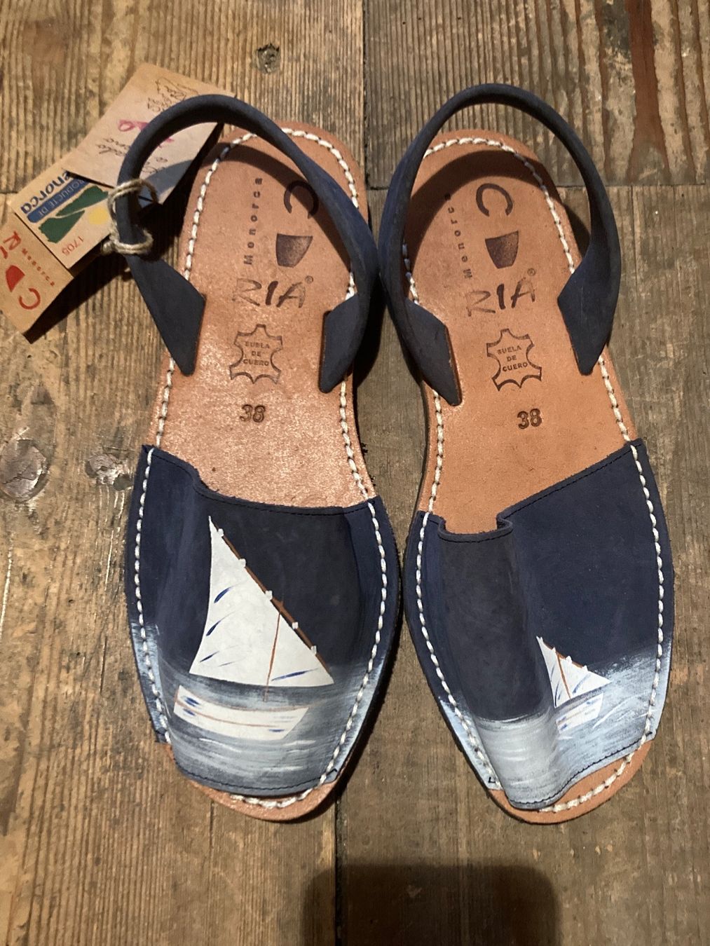 Scarpe da donna: Leder-Sandale, Grösse 38, RIA Menorca – Nuovo e nell'imballaggio originale da Lenzburg venduto da Dtigerkralle