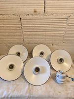 5 X ALTE  STALLLAMPEN