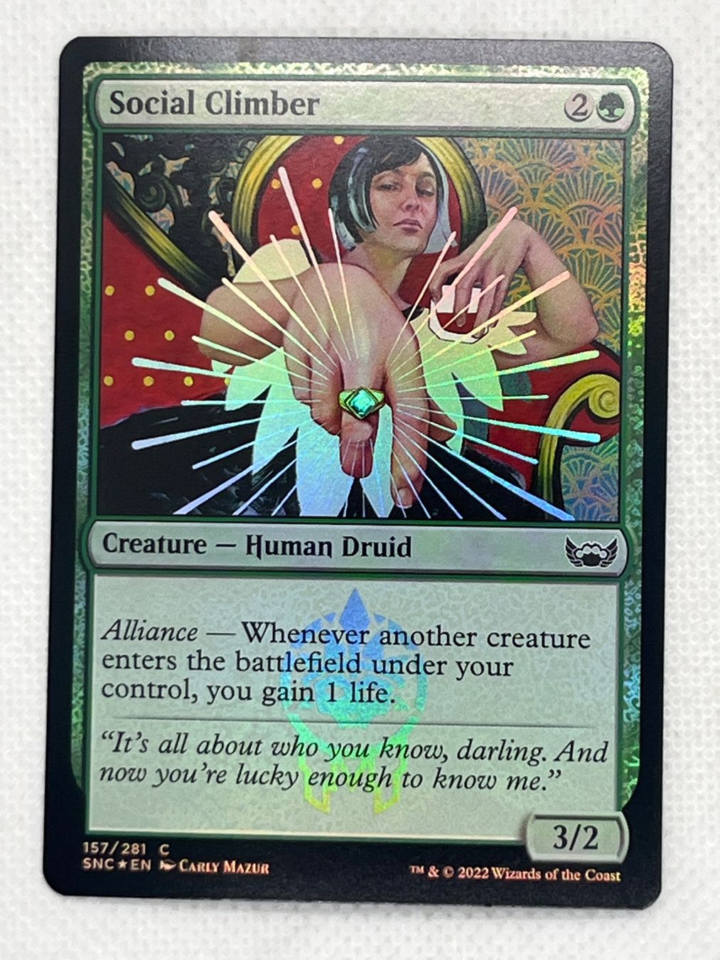 Magic The Gathering Cartes à collectionner: MTG Social Climber SNC 157 Common Foil – D'occasion à Hinterkappelen par Kim1992