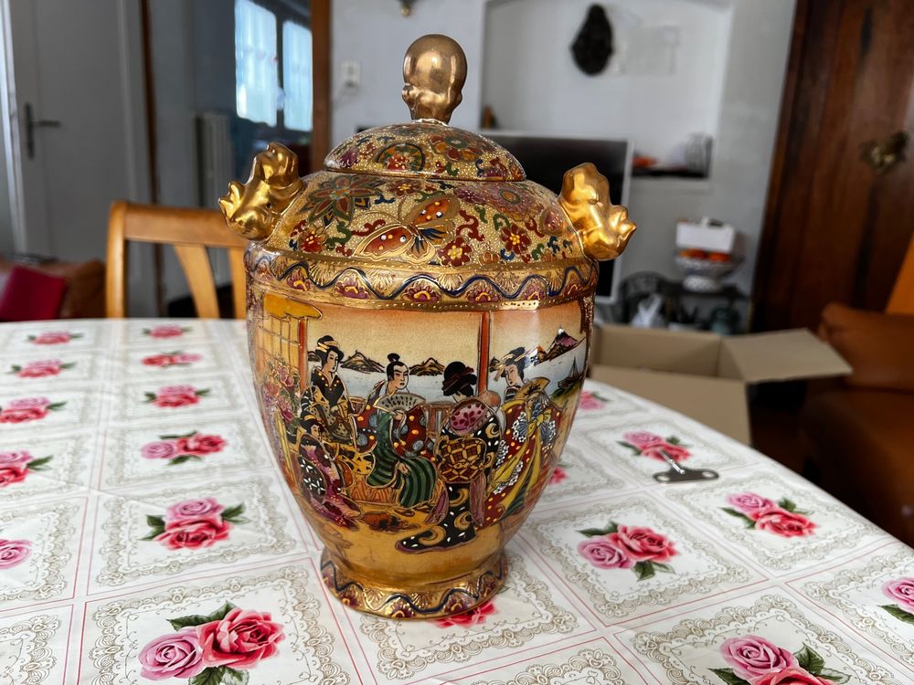 Antike Vase mit Deckel (7) Kaufen auf Ricardo