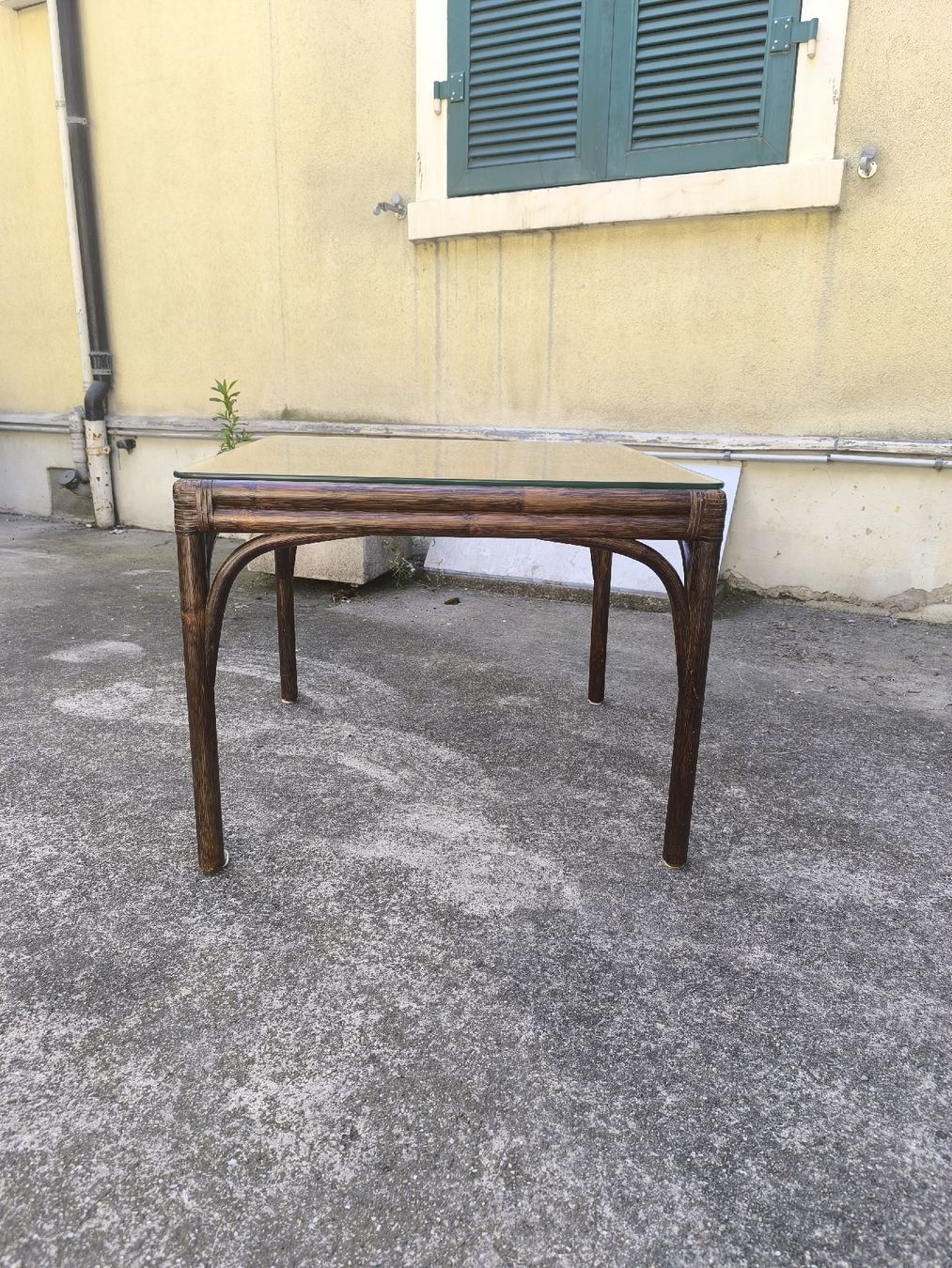 Tavoli: Rattan Beistelltisch  – Usato da Basel venduto da Patts_Lampenfieber 1