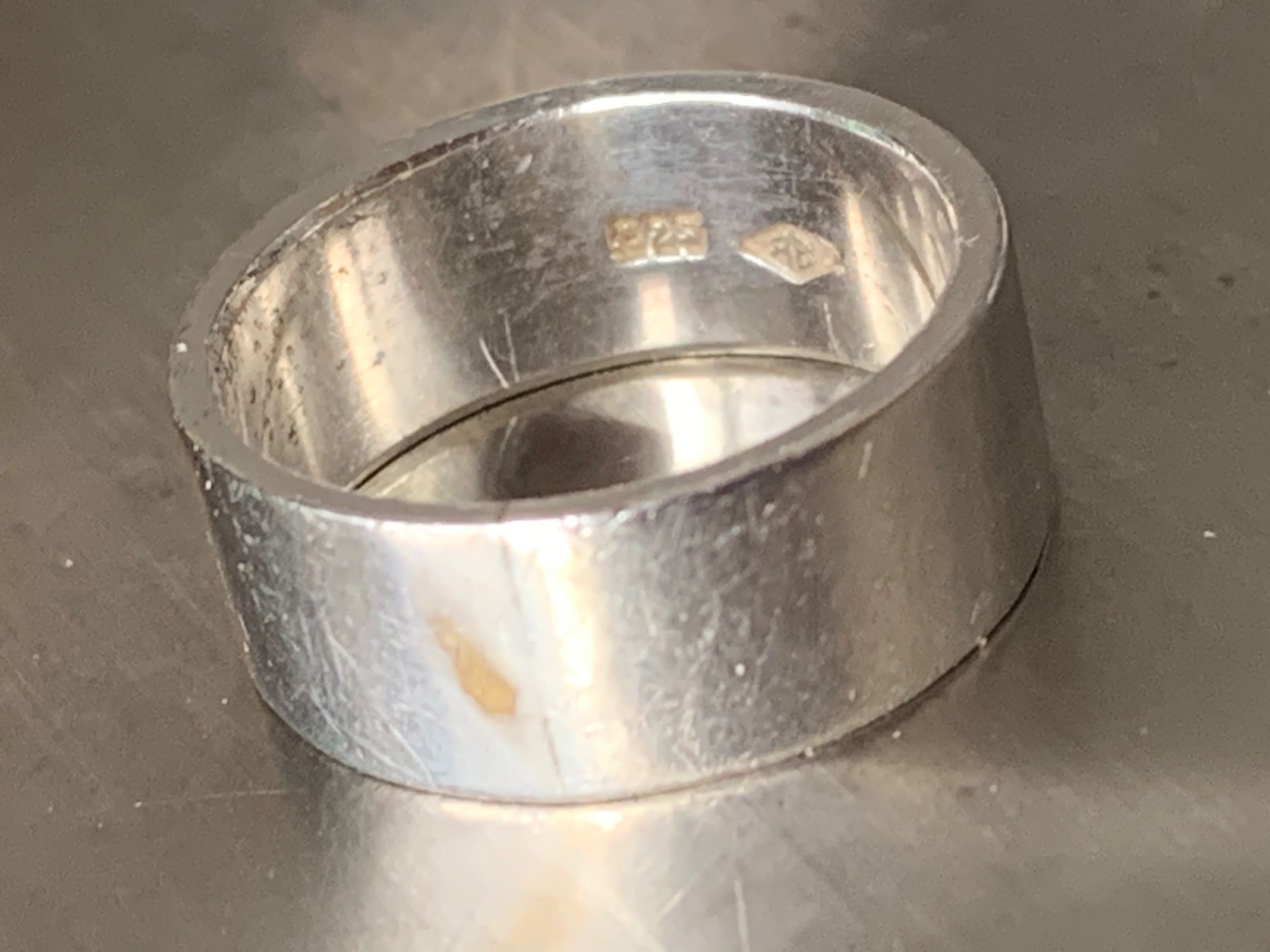 Ringe: Silberring superschlicht und dick (50) – Gebraucht aus Laufen von Bellebellezza 4