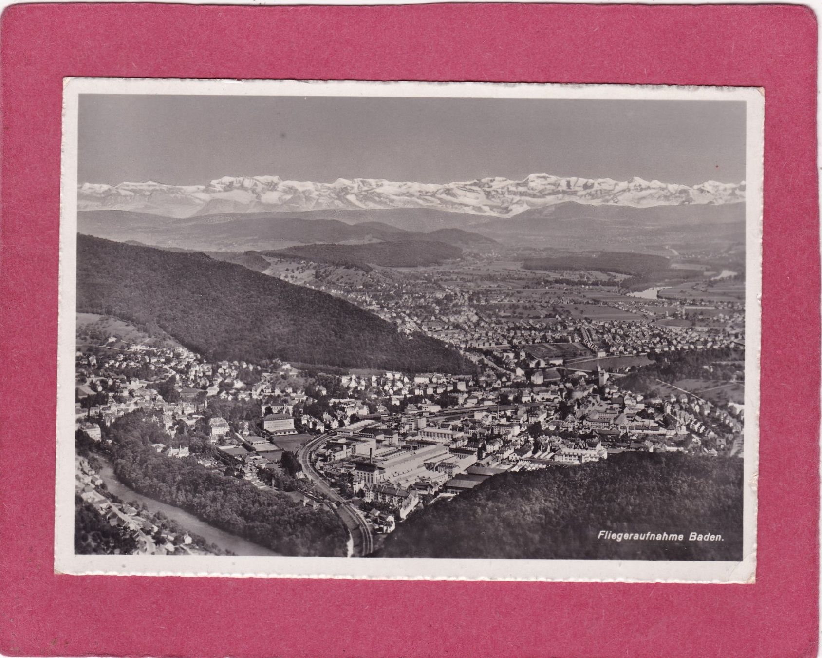 Cartes postales: Fliegeraufnahme Baden 1943 – D'occasion à Herisau par Lisegrat2008