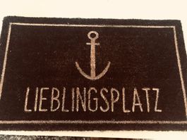 Anker Fussmatte "Lieblingsplatz" von Impressionen