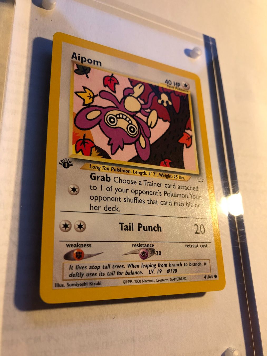 Sammelbilder & Trading cards: Aipom 1st Neo Revelation - MINT - ab 1.- – Gebraucht aus Giubiasco von dan_pr8b 1