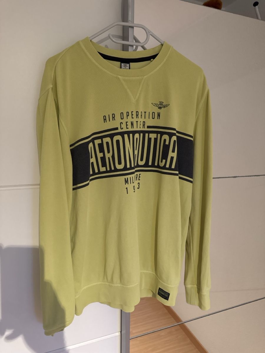 Aeronautica Militare Maglioni & Felpe: Aeronautica Militare Pullover lime XL – Usato da Wettswil venduto da GP_18