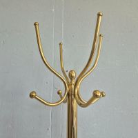Massive Brass Wardrobe, Messing Garderobenständer Garderobe.