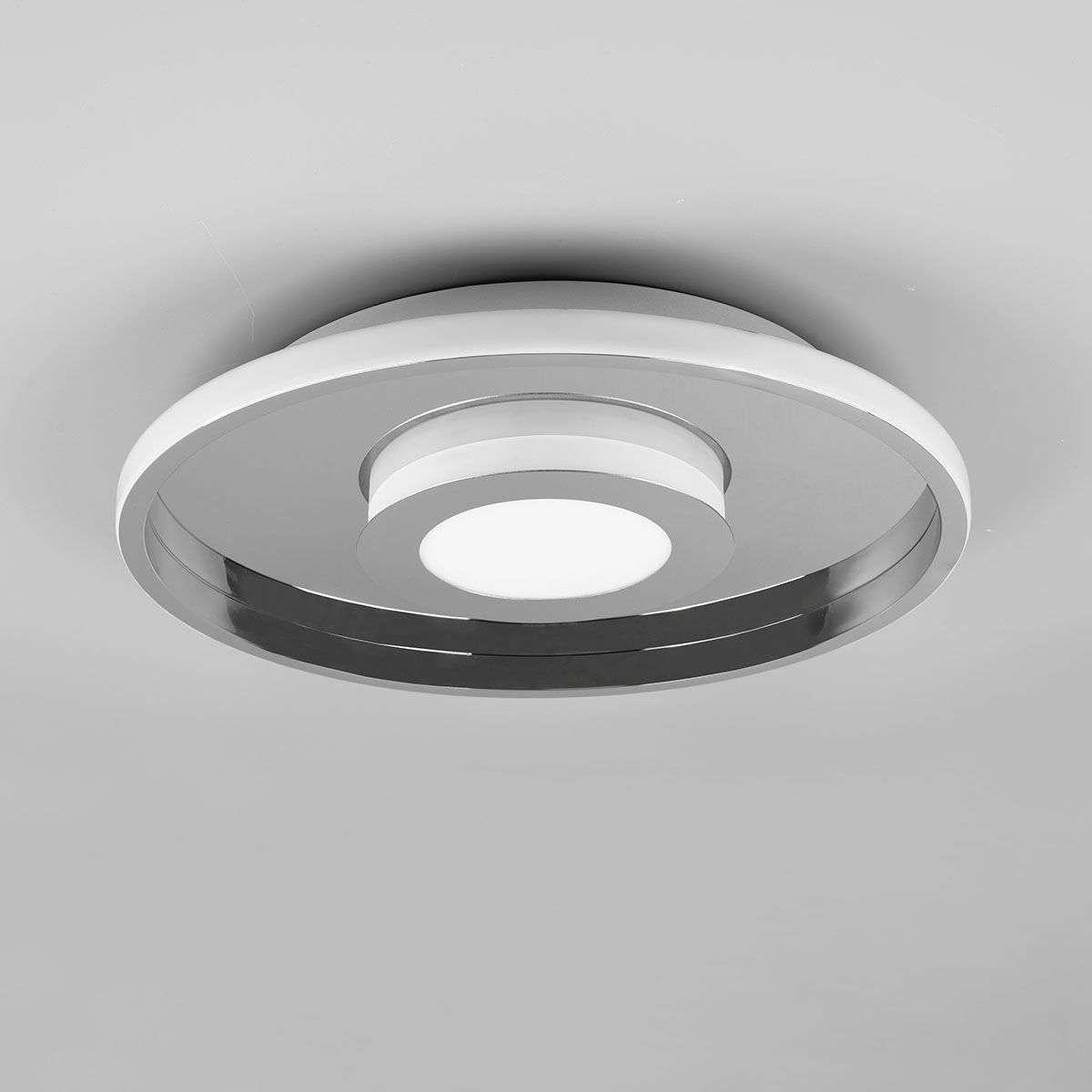 Lampadari & plafoniere: LED Deckenleuchte, Chrom, IP44, 40 cm Ø – Nuovo (secondo la descrizione) da Kreuzlingen venduto da Smart-Light 1