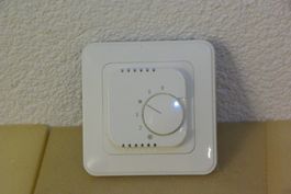 Electro Mica Thermostat Regler, weiss