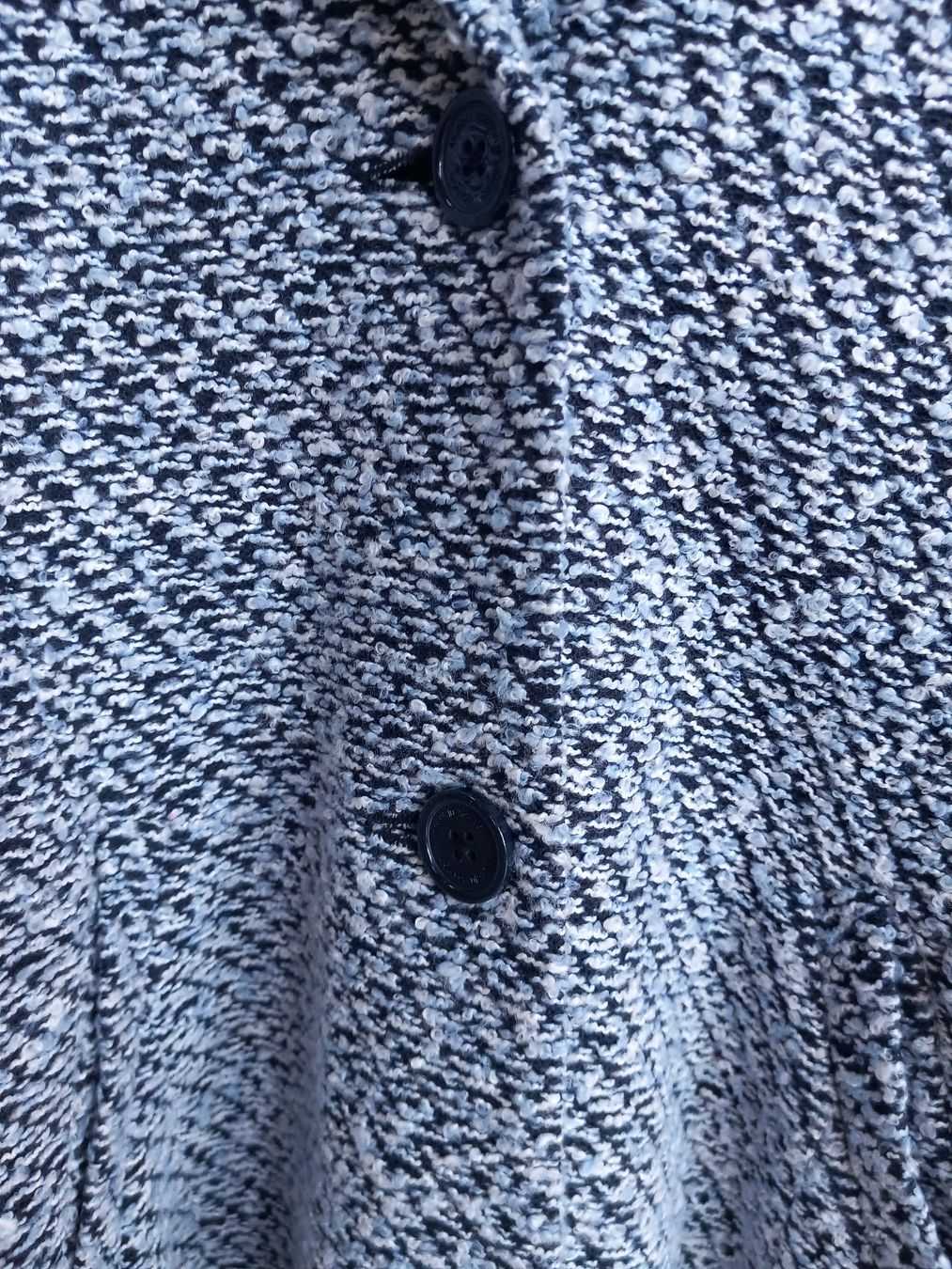 Giacche: Veste texturée bleue et blanche Taille 40 – Nuovo (secondo la descrizione) da Faoug venduto da per_kp6r 2