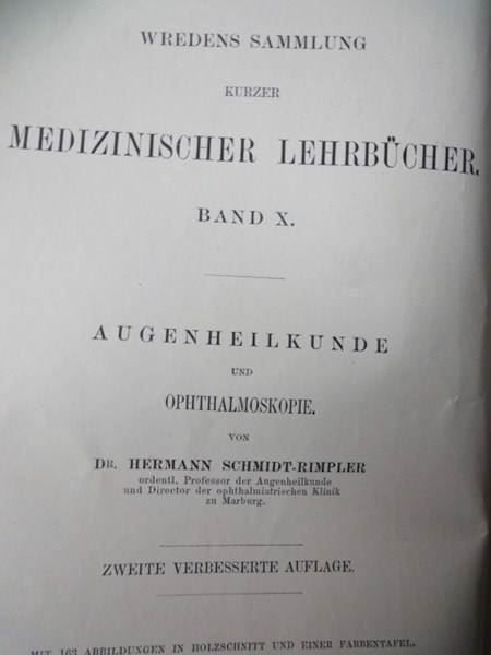 Libri: Wredens Samml. Medizinischer Lehrbücher – Usato da Chur venduto da omonia 1