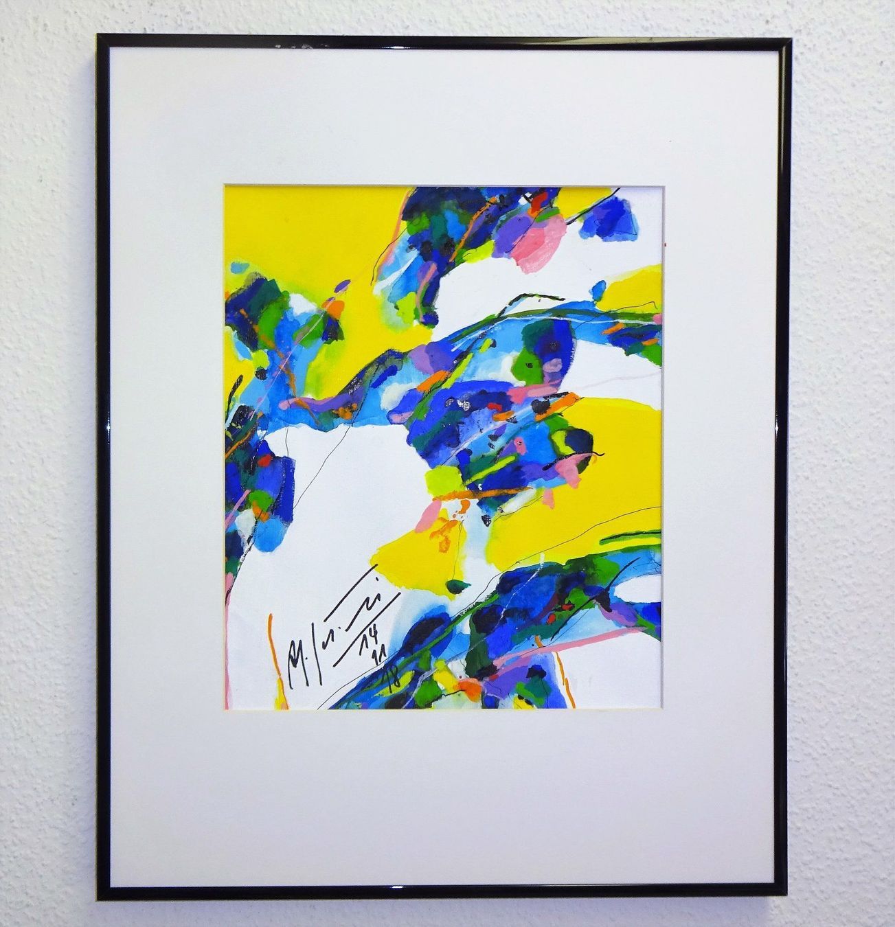 Tableaux: 10) Abstraktes Gouache Gemälde – D'occasion à Zürich par kunstkreis 1