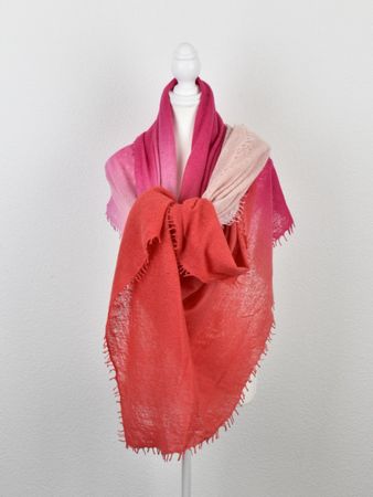 Mouleta Schal, Farbverlauf, 100% Cashmere
