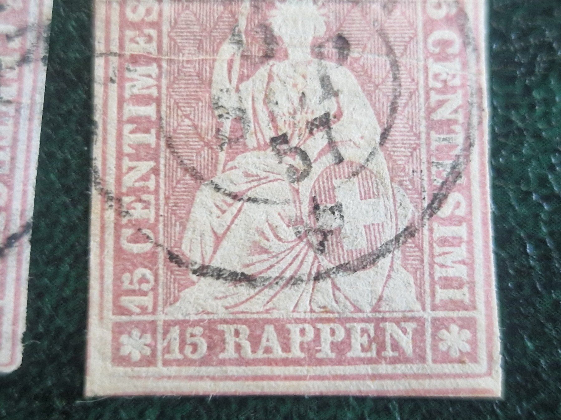 Alle Briefmarken: Strubel 24F, 2 St., 1x sig., ab 1.- – Gebraucht aus Burgdorf von Glossy01 4