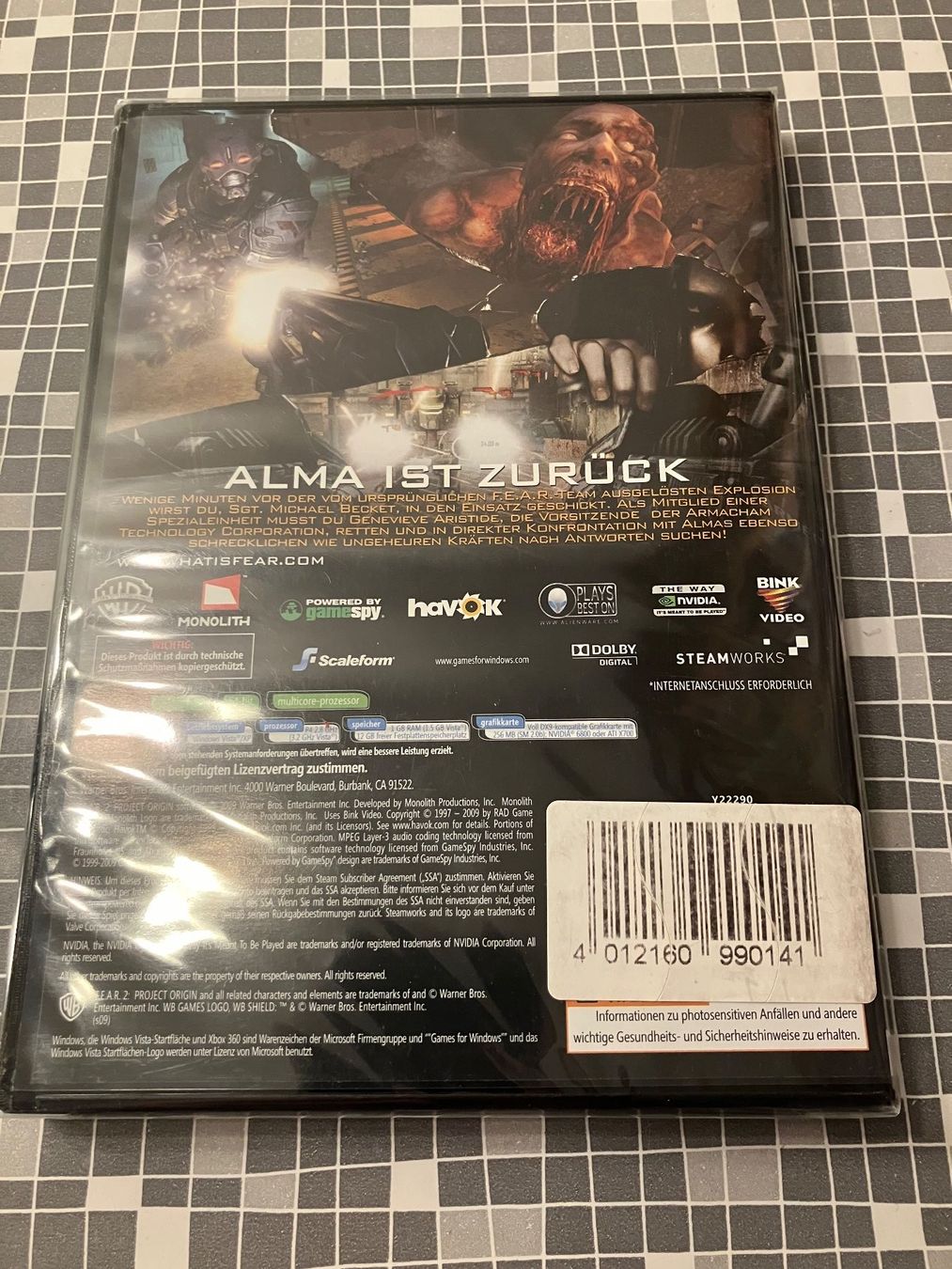 Giochi: F.E.A.R. 2: Project Origin - PC (2009, dt., sealed) – Nuovo e nell'imballaggio originale da Winkel venduto da Asdas87 1
