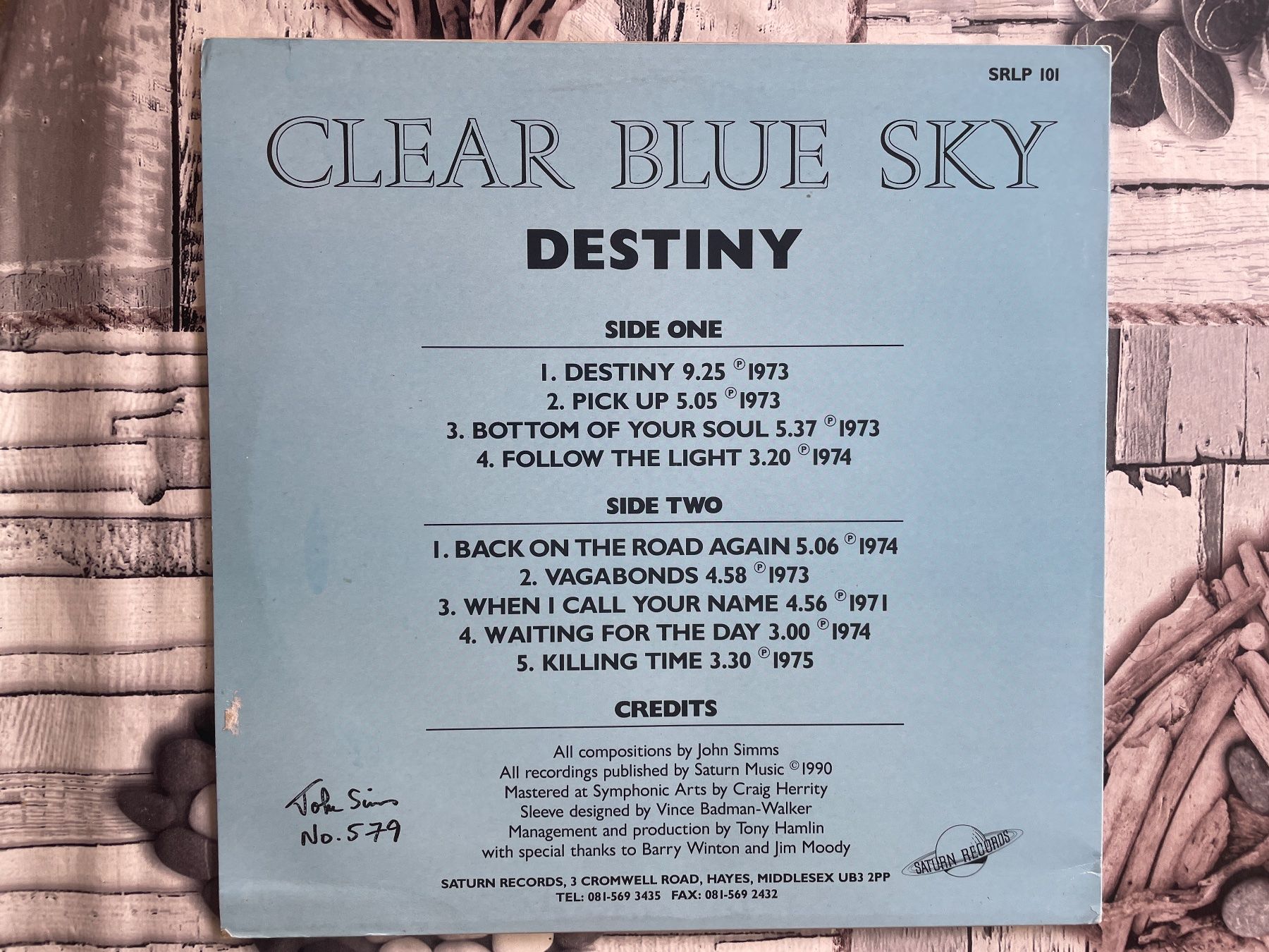 Vinyles: S862 Destiny/Clear Blue Sky – D'occasion à Frutigen par Philippe_jsp 1