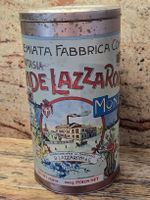 Blechdose Lazzaroni Amaretti di Saronno Monza Vintage H 27cm