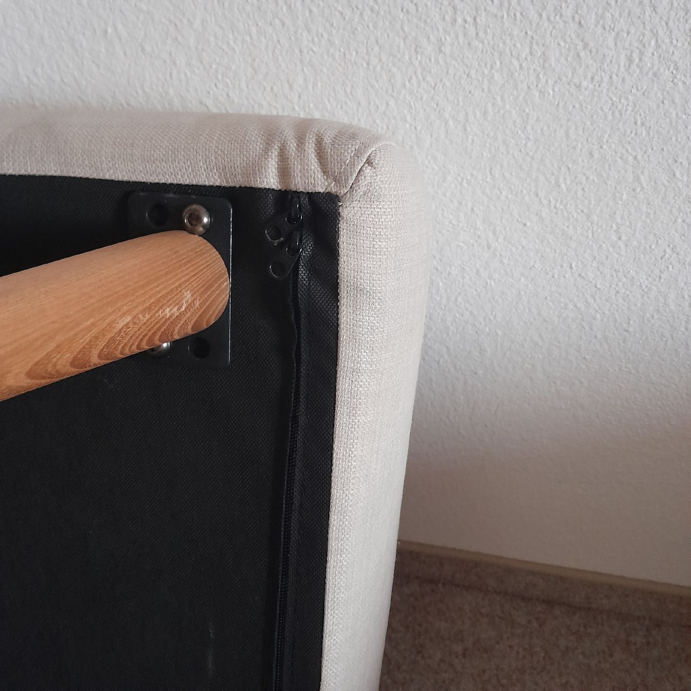 Hocker: Fusshocker, Beige – Gebraucht aus Knutwil von Kompex 4