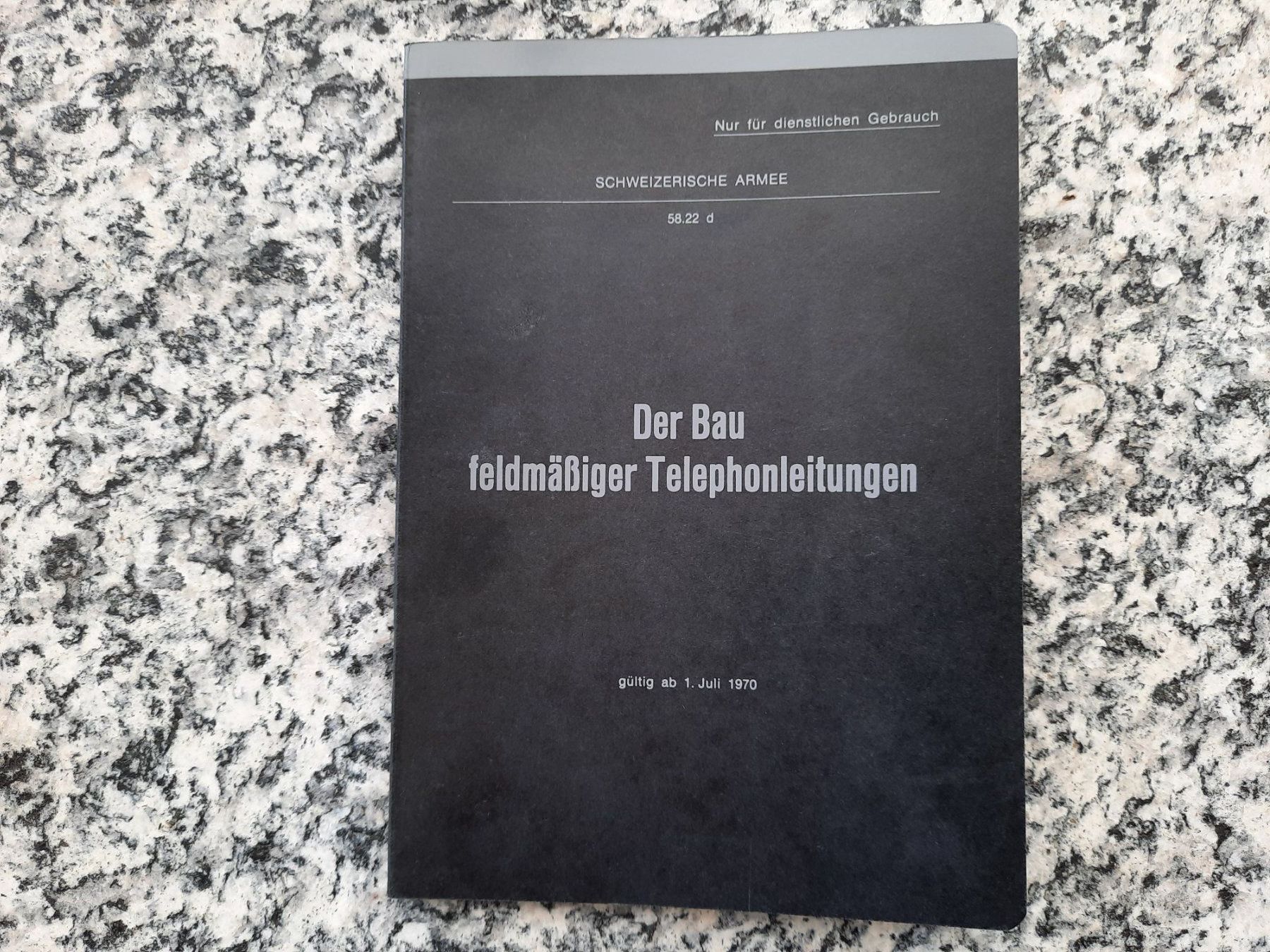 Bücher: Der Bau feldmässiger Telephonleitungen – Gebraucht aus Ruswil von Sammlergeist