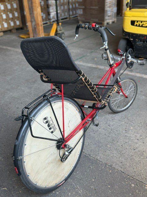 Velos: Liegerad Lightning rot gebraucht – Gebraucht aus Aarburg von Wendepunkt_Fundgrube 3