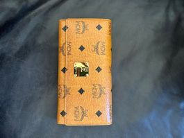 MCM Portemonnaie cognac Monogramm Leder sehr selten benutzt