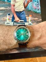 Montre Orano NOS Swiss Made Automatique vert émeraude