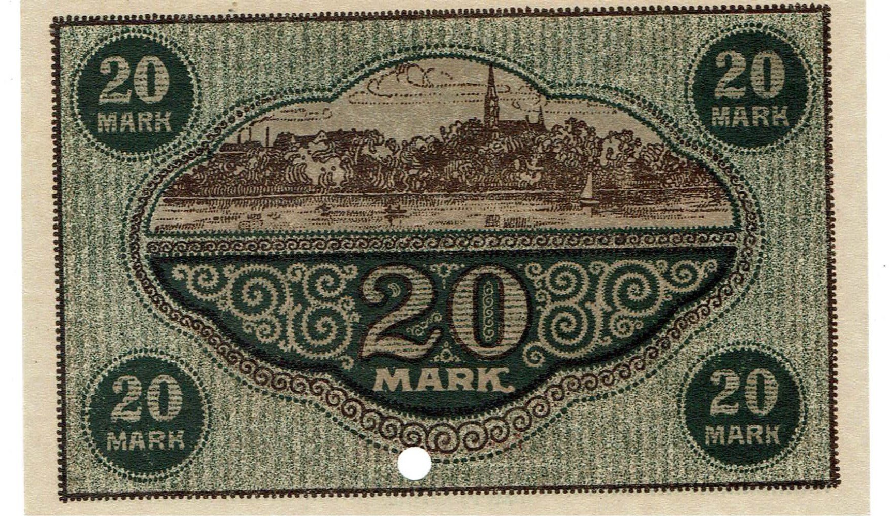Banconote: Chemnitz 10 Mark 16.11.1918 VZ++-UNZ – Usato da Steffisburg venduto da ber_8htf 1