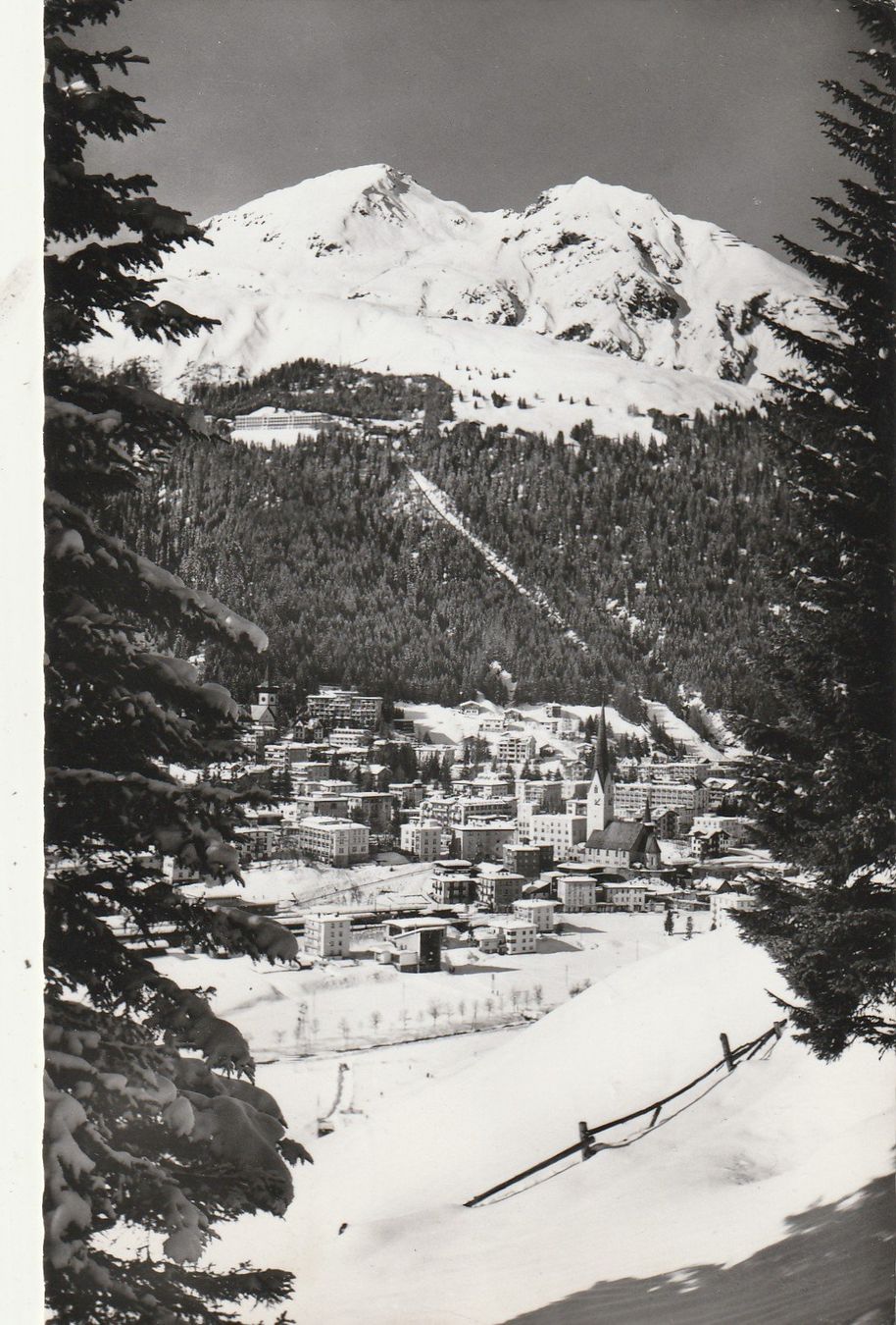 Cartoline postali: Davos im Winter – Usato da Rorschacherberg venduto da fratovi2