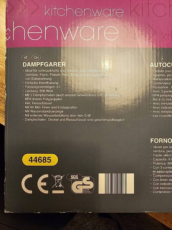 Küchengeräte: Dampfgarer der Marke Kitchenware – Gebraucht aus Münchenbuchsee von DonMartinez 1