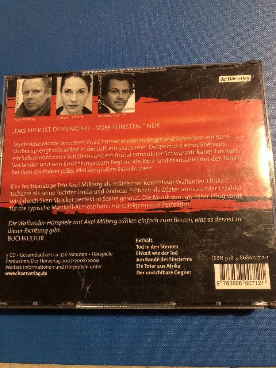Hörbücher: Wallander - 5 CD  Hörspiel – Gebraucht aus Flaach von rubo7 1